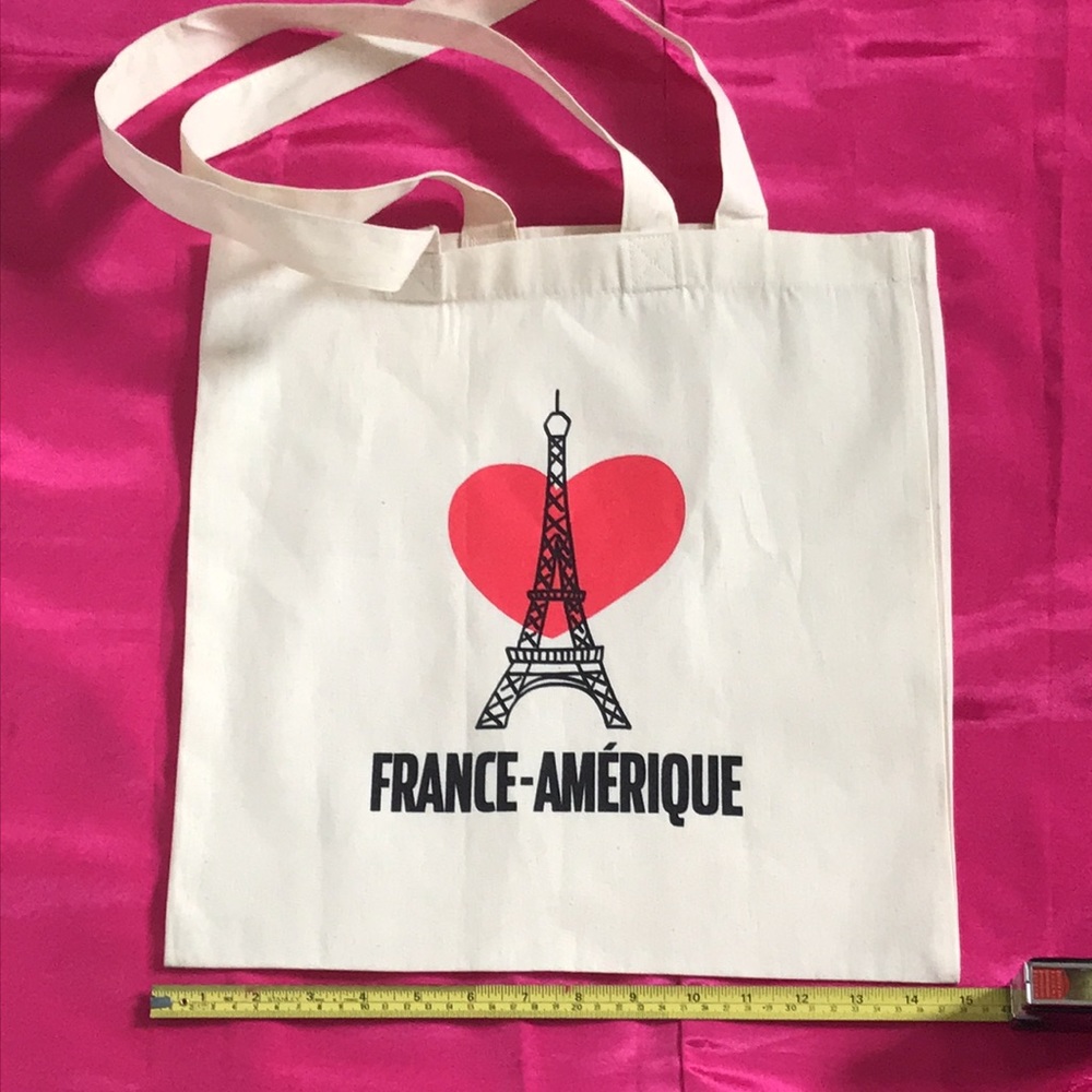 France 🇫🇷 Amérique New linen shoulder bag